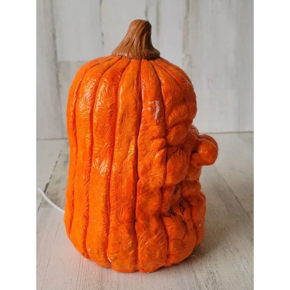 Accents unlimited unique old‎ pumpkin light up grandma Halloween vintage